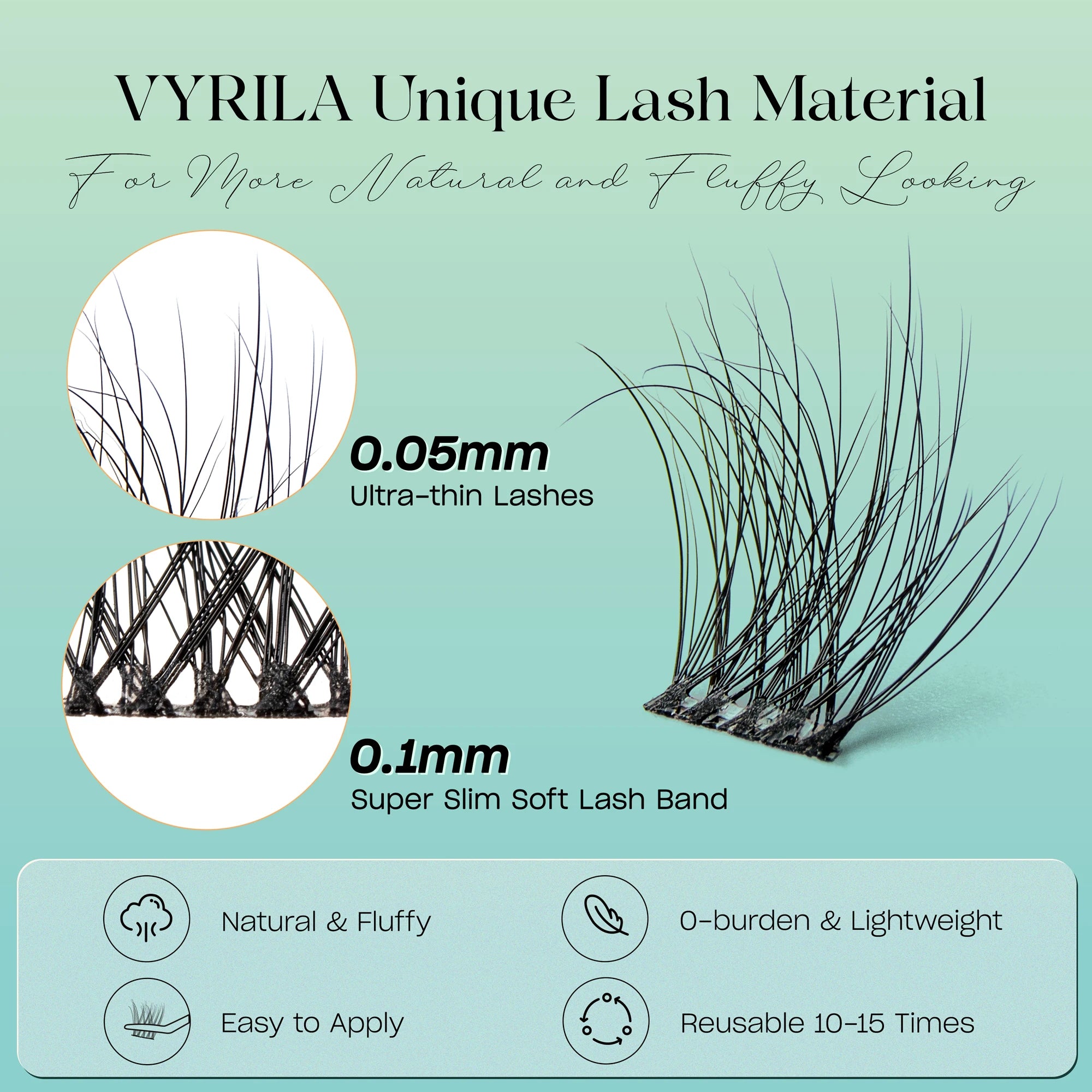 Thin Band Resuable Natural Lashes