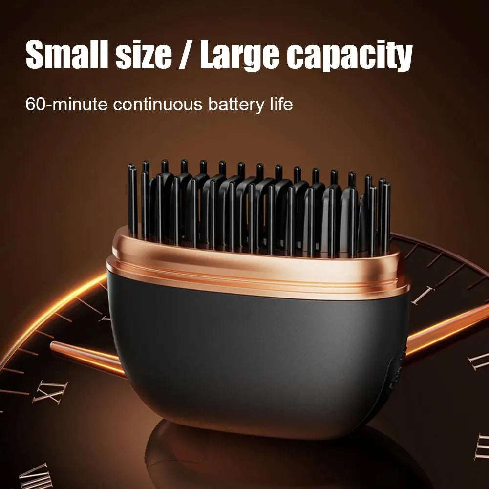 Wireless Hair Straightener Brush
