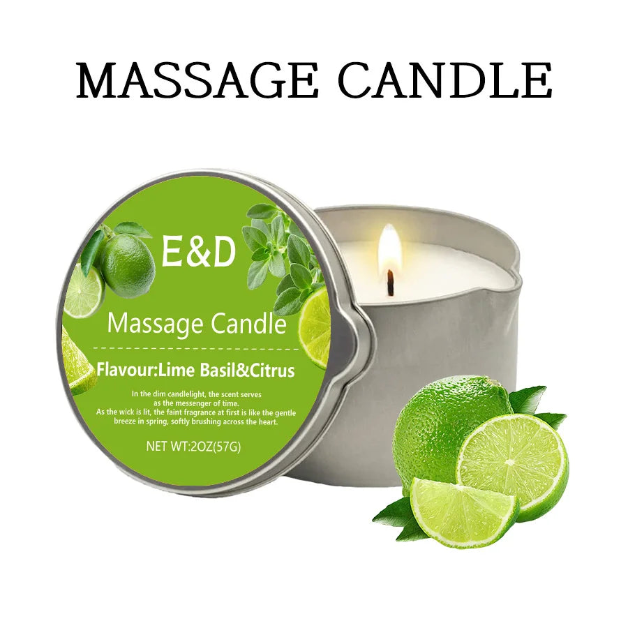 Massage Oil Aromatherapy Candle