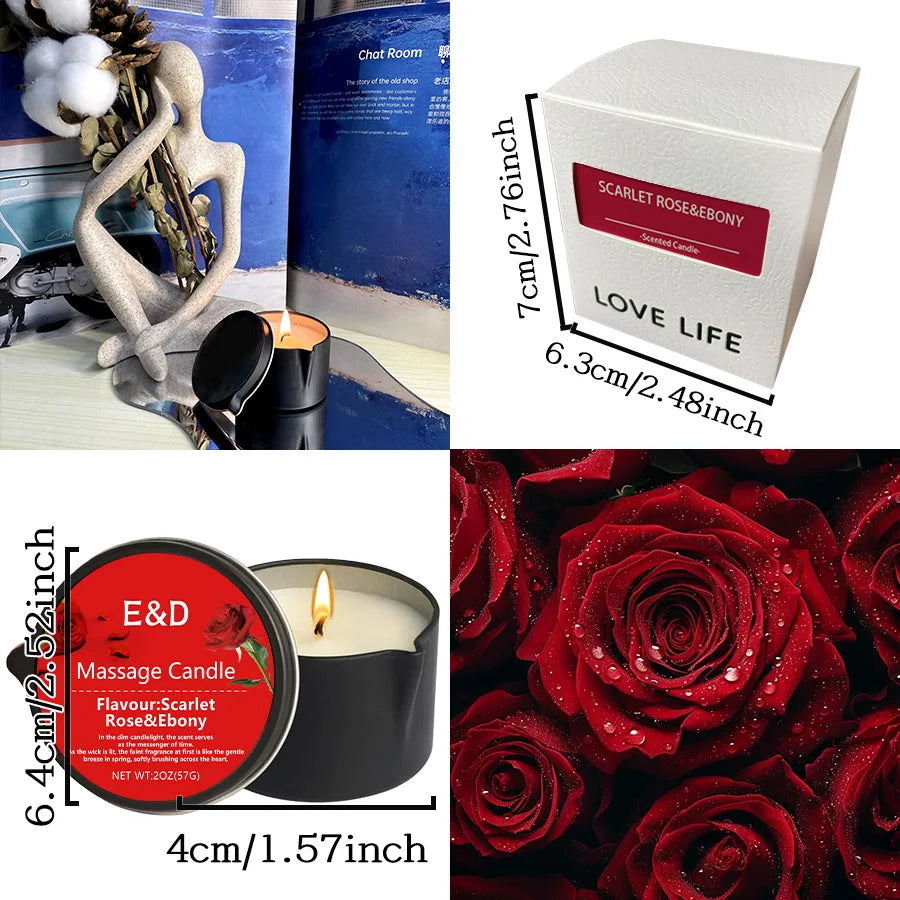 Massage Oil Aromatherapy Candle