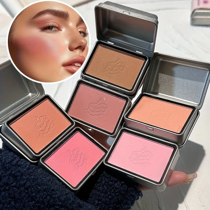 Herorange 6-Color Tinplate Blush Palette