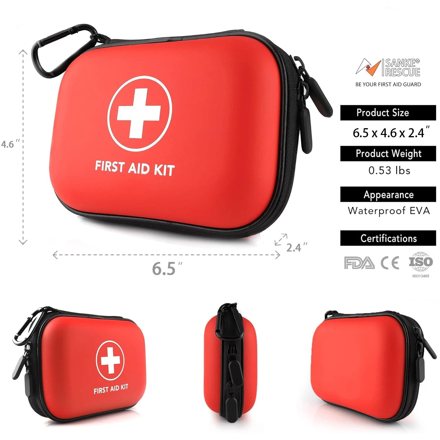 Emergency Medical Bag for Outdoor & Home