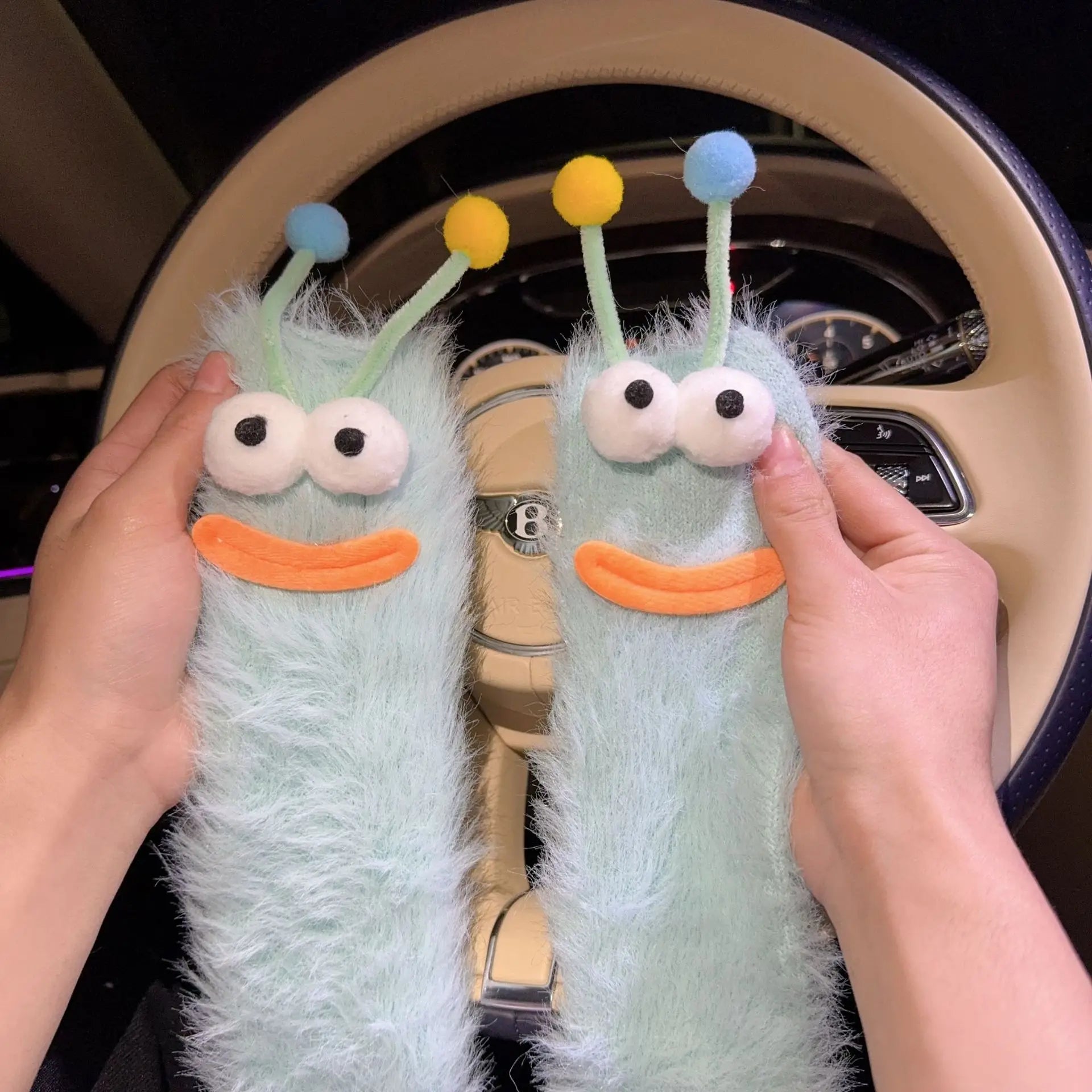 Funny Monster Socks Women