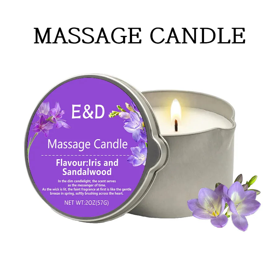 Massage Oil Aromatherapy Candle