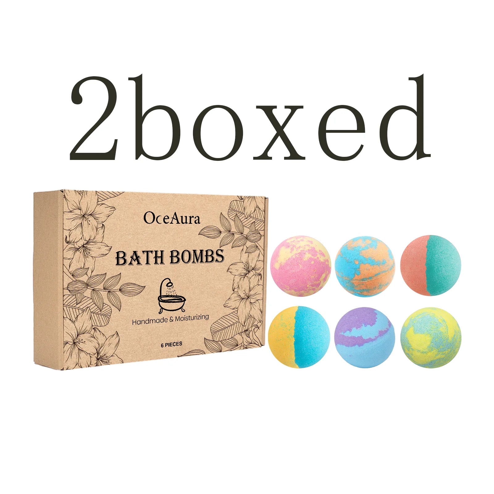 Floral Bath Bomb Set