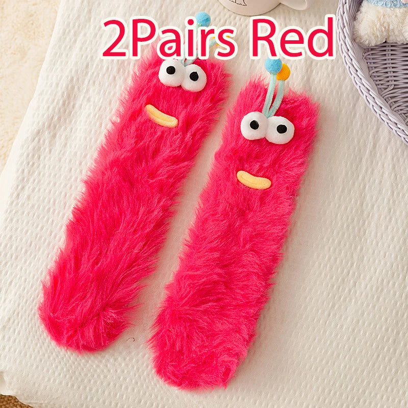 Funny Monster Socks Women