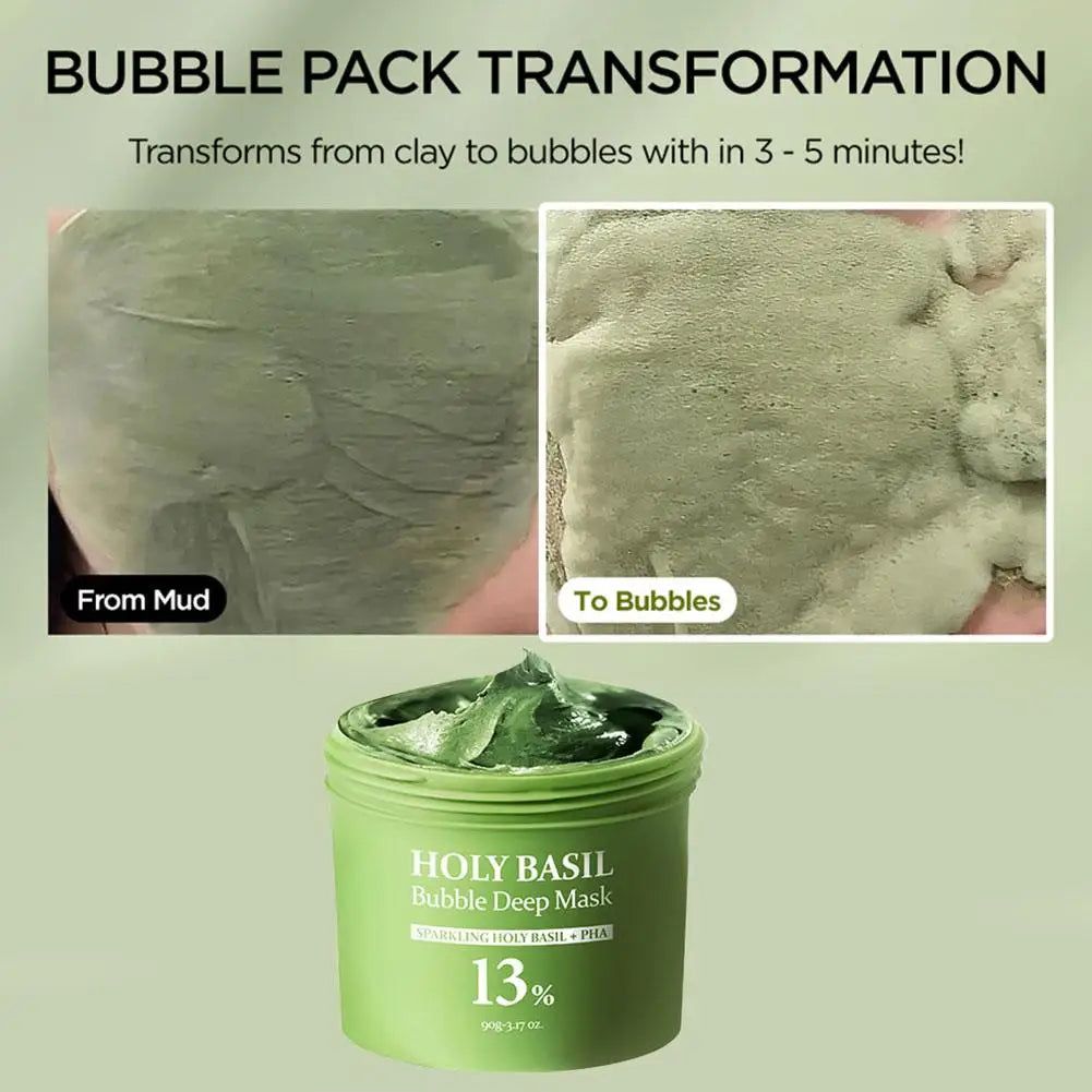 Korean Holy Basil Bubble Mask