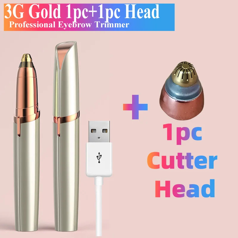 Electric Eyebrow Trimmer & Mini Epilator